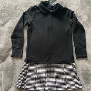 Brand New Polo Ralph Lauren Girls Holiday Black Dress 5